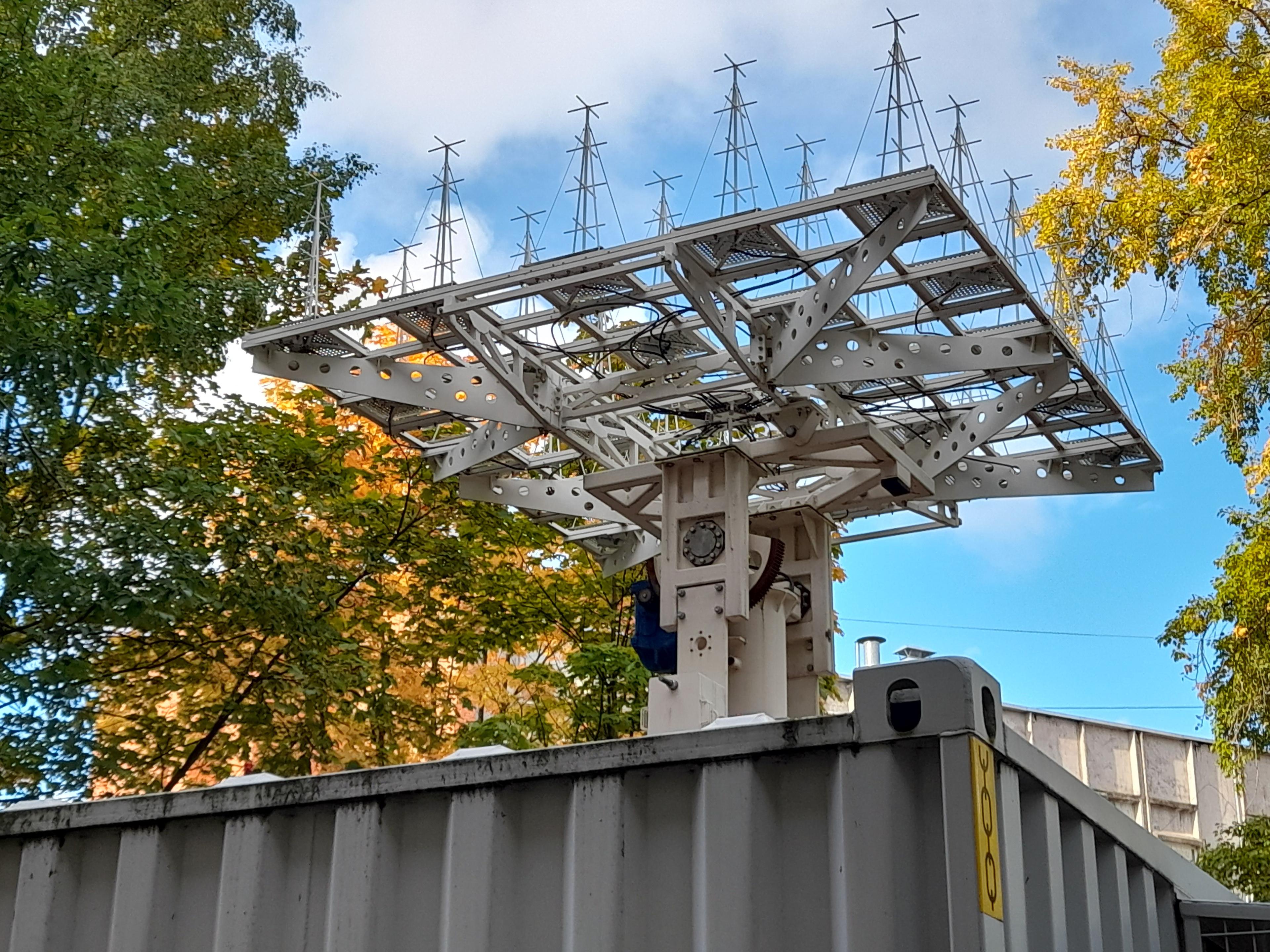 2б. Станция космической связи Орион-Ц_испытания в НИИ телевидения